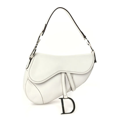 Christian Dior Calfskin Saddle Bag White 1 of 8