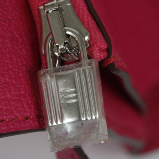 Hermes Chevre de Coromandel Medium Kelly Wallet Fuchsia 6 of 11