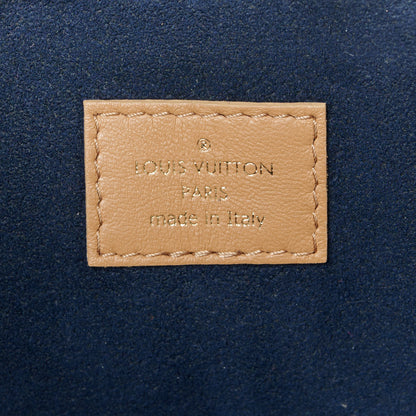 Louis Vuitton Lambskin Embossed Monogram Coussin PM Camel 8 of 11
