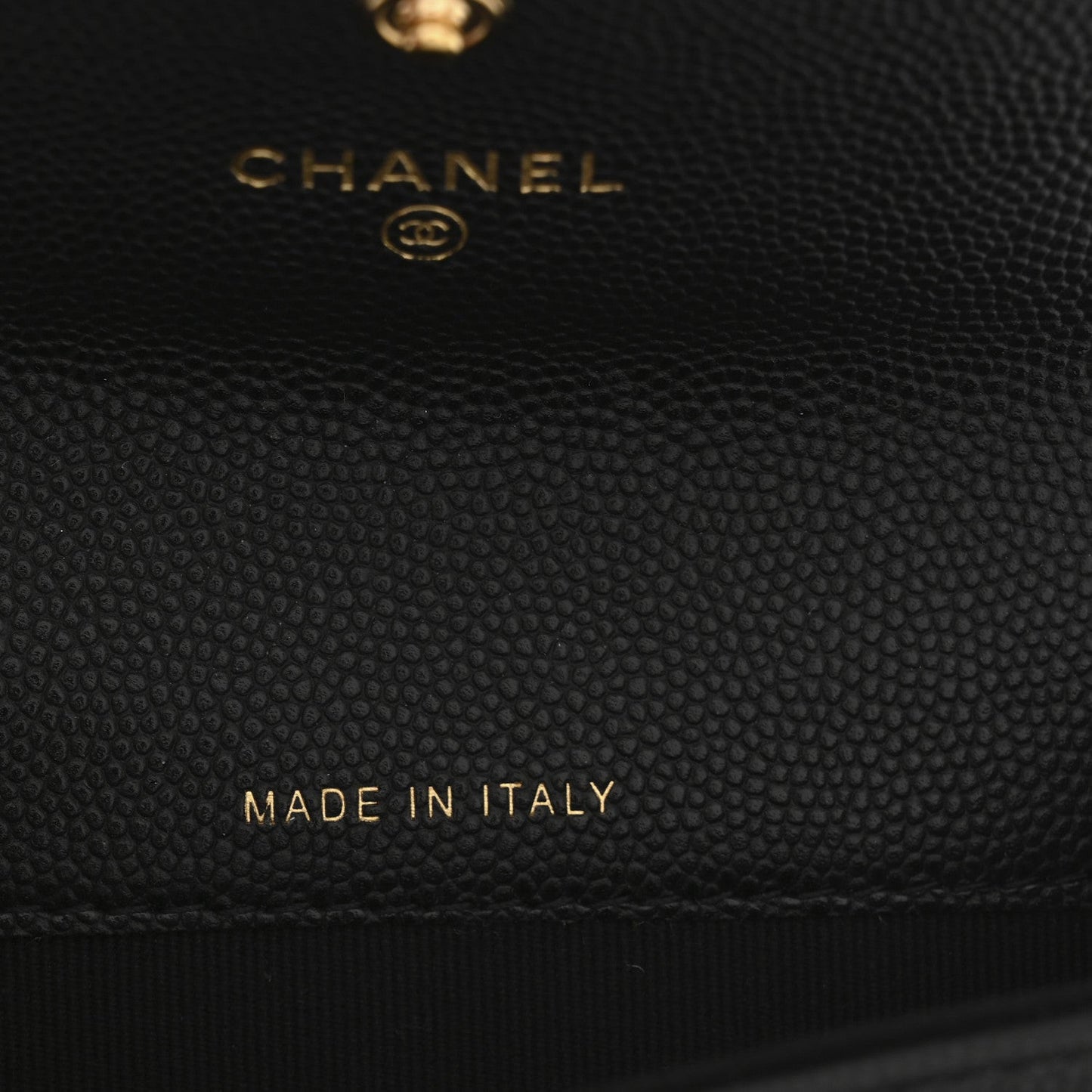 Caviar Quilted Boy Flap Card Holder Black