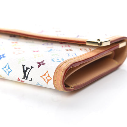 Louis Vuitton Monogram Multicolor Porte Tresor International Wallet White 6 of 10