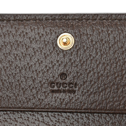 Gucci GG Supreme Monogram Web Ophidia Card Case Beige New Acero 6 of 7