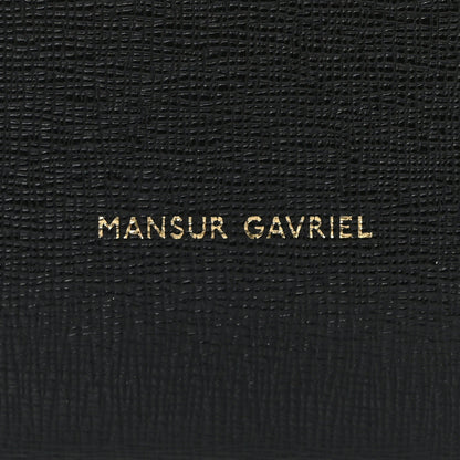 Mansur Gavriel Saffiano Mini Bucket Bag Black 6 of 15