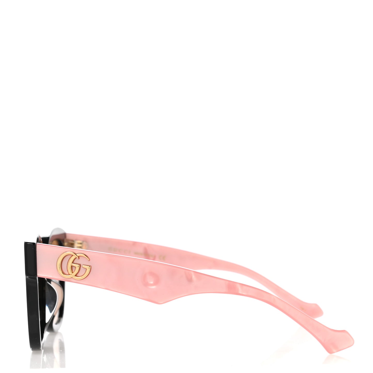 Rectangle 52mm Frame Sunglasses GG0998/S Black Pink