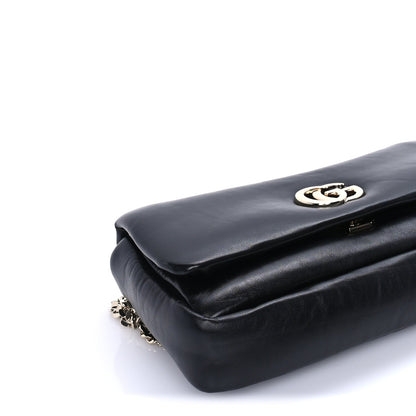 Gucci Lambskin Small GG Milano Top Handle Shoulder Bag Black 7 of 7