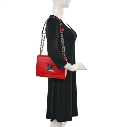 Louis Vuitton Epi Twist Shoulder Bag MM Coquelicot 2 of 8