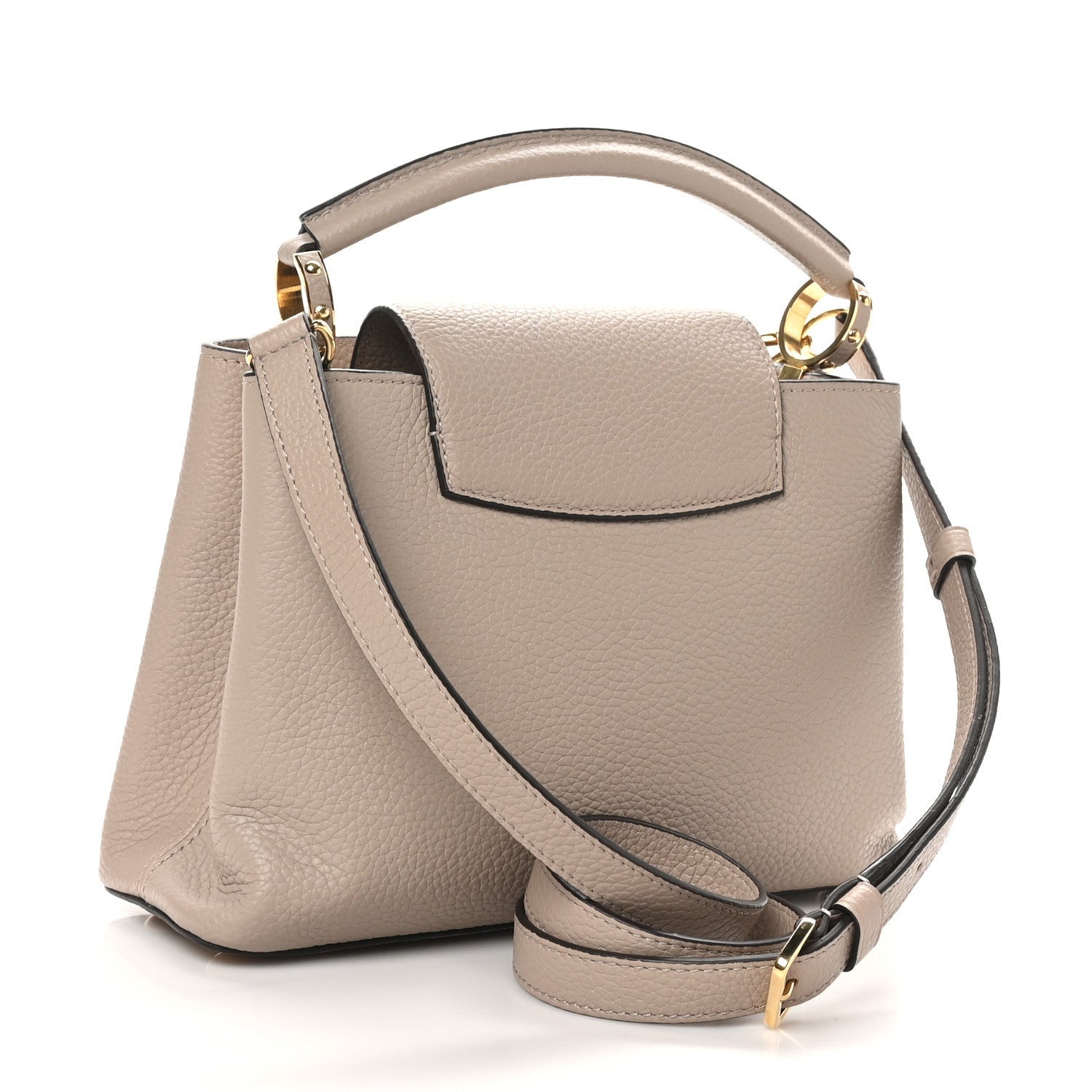 Louis Vuitton Taurillon Capucines BB Galet 3 of 7