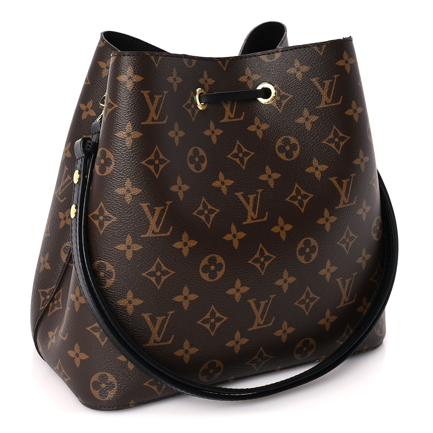 Louis Vuitton Monogram Neonoe MM  Black 2 of 8