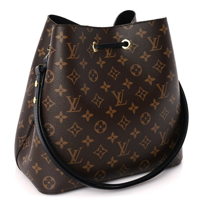 Louis Vuitton Monogram Neonoe MM  Black 2 of 8