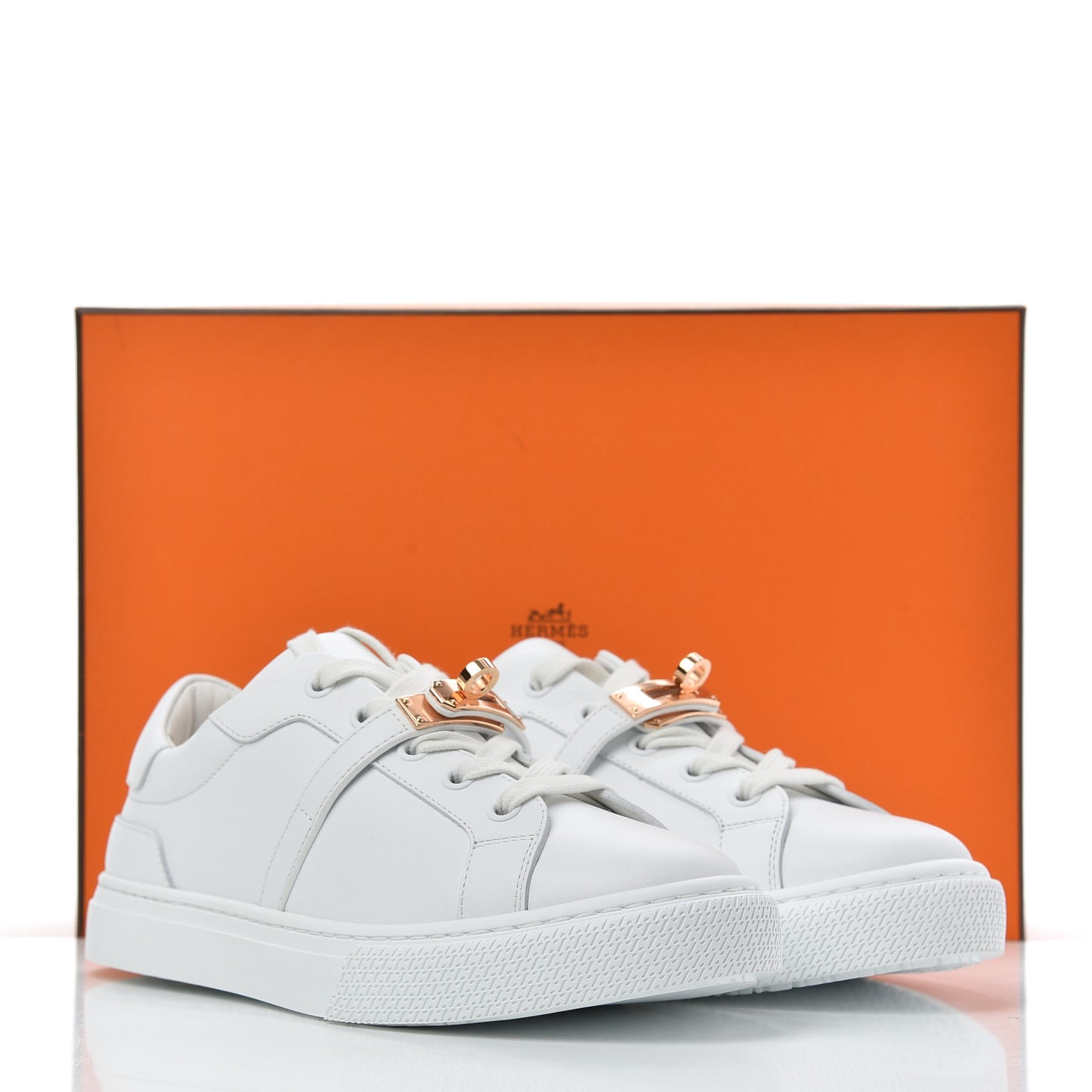 Calfskin Day Sneakers 36.5 White