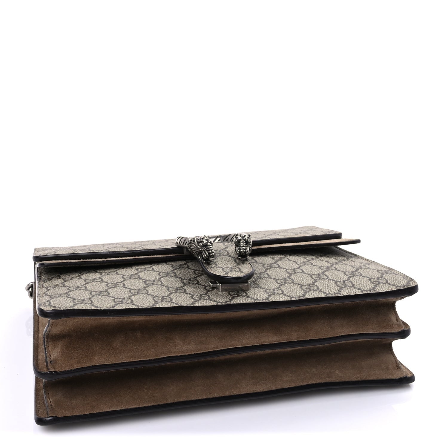 Gucci GG Supreme Monogram Medium Dionysus Shoulder Bag Taupe 3 of 8