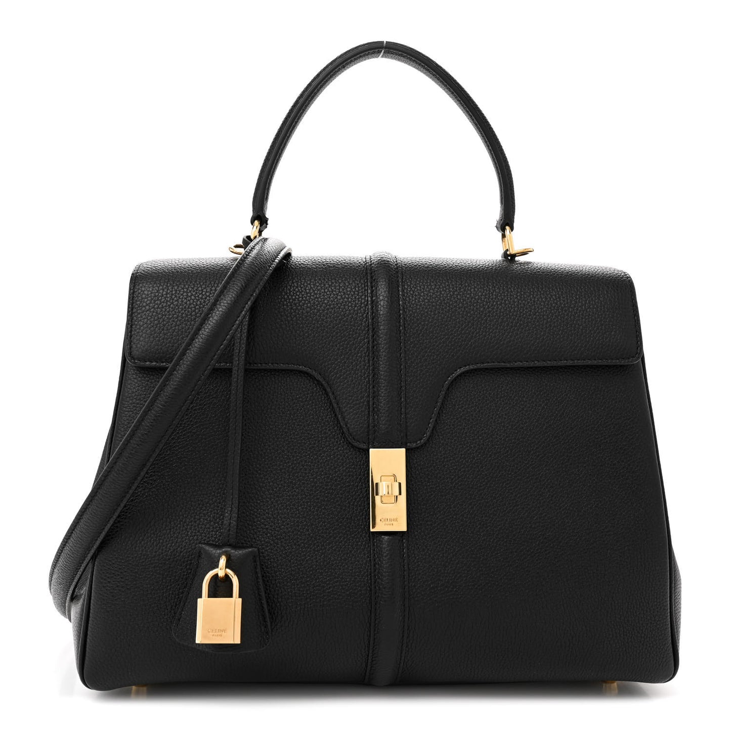 Grained Calfskin Classique 16 Top Handle Bag