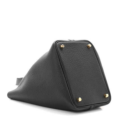 Hermes Taurillon Clemence Picotin Lock 18 PM Black 4 of 11