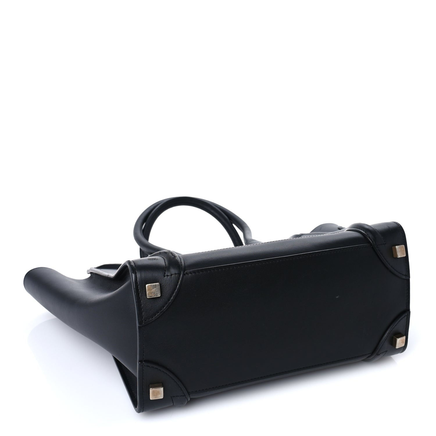 Celine Smooth Calfskin Micro Luggage Black 3 of 8