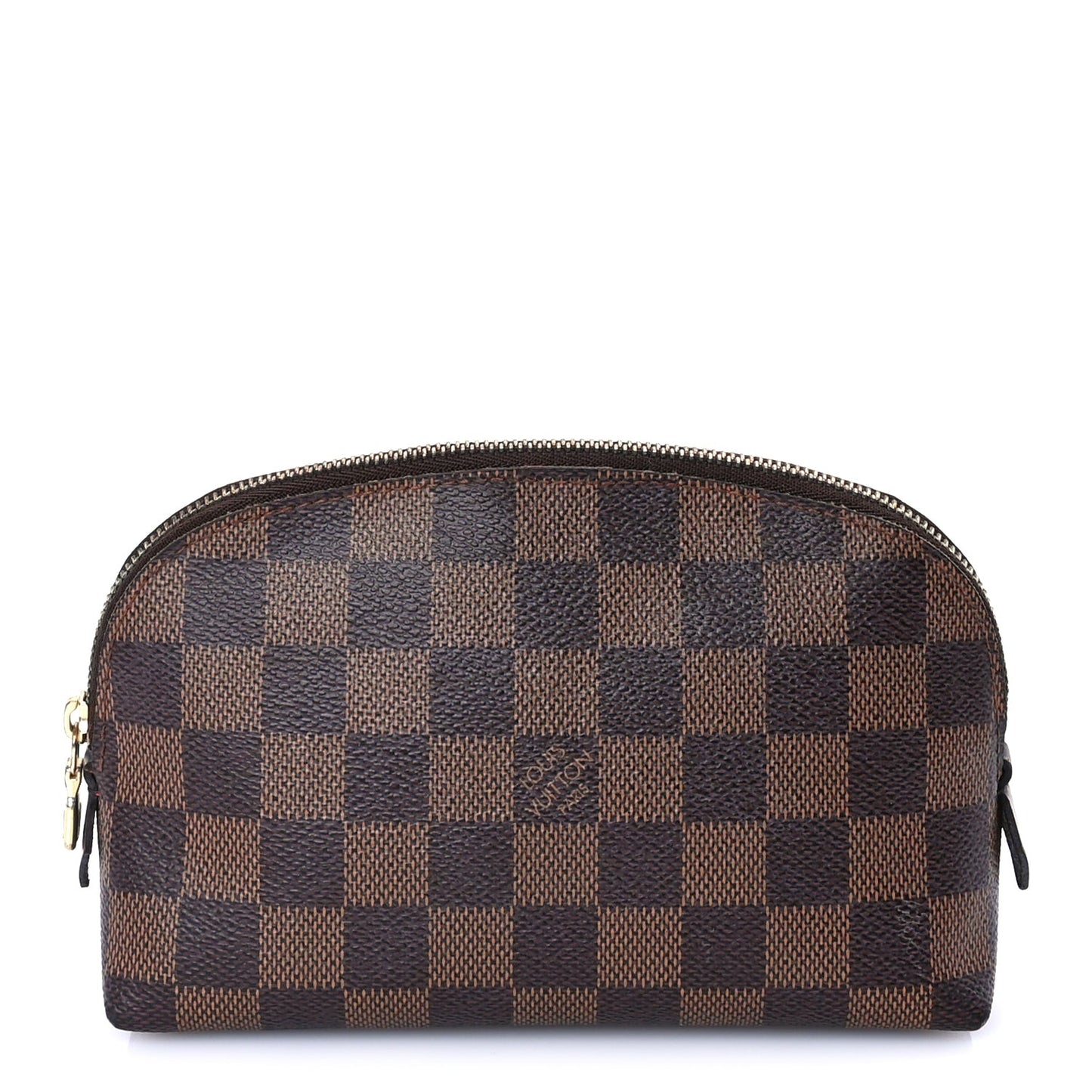 Damier Ebene Cosmetic Pouch Brown