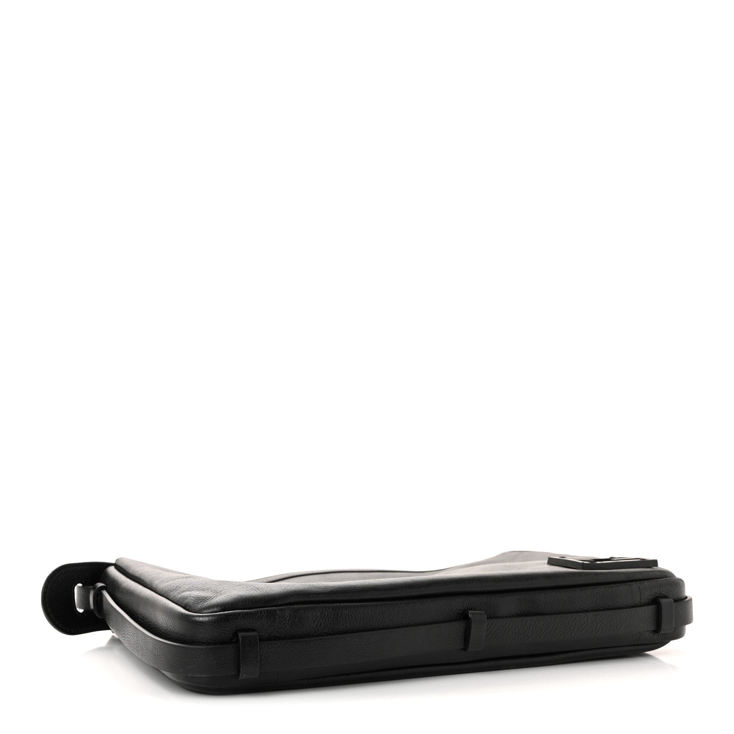 Fendi Vitello Medium Simply Fendi Shoulder Bag Black 4 of 10