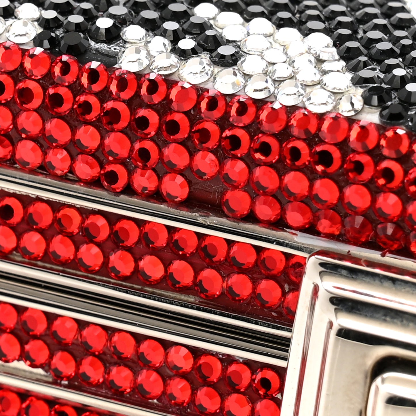 Swarovski Crystal Minaudiere Clutch Multicolor