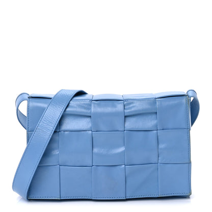 Bottega Veneta Paper Calfskin Maxi Intreccio Cassette Crossbody Bag  Pool 1 of 7