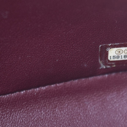 Chanel Lambskin Quilted Jumbo Double Flap Black 7 of 7