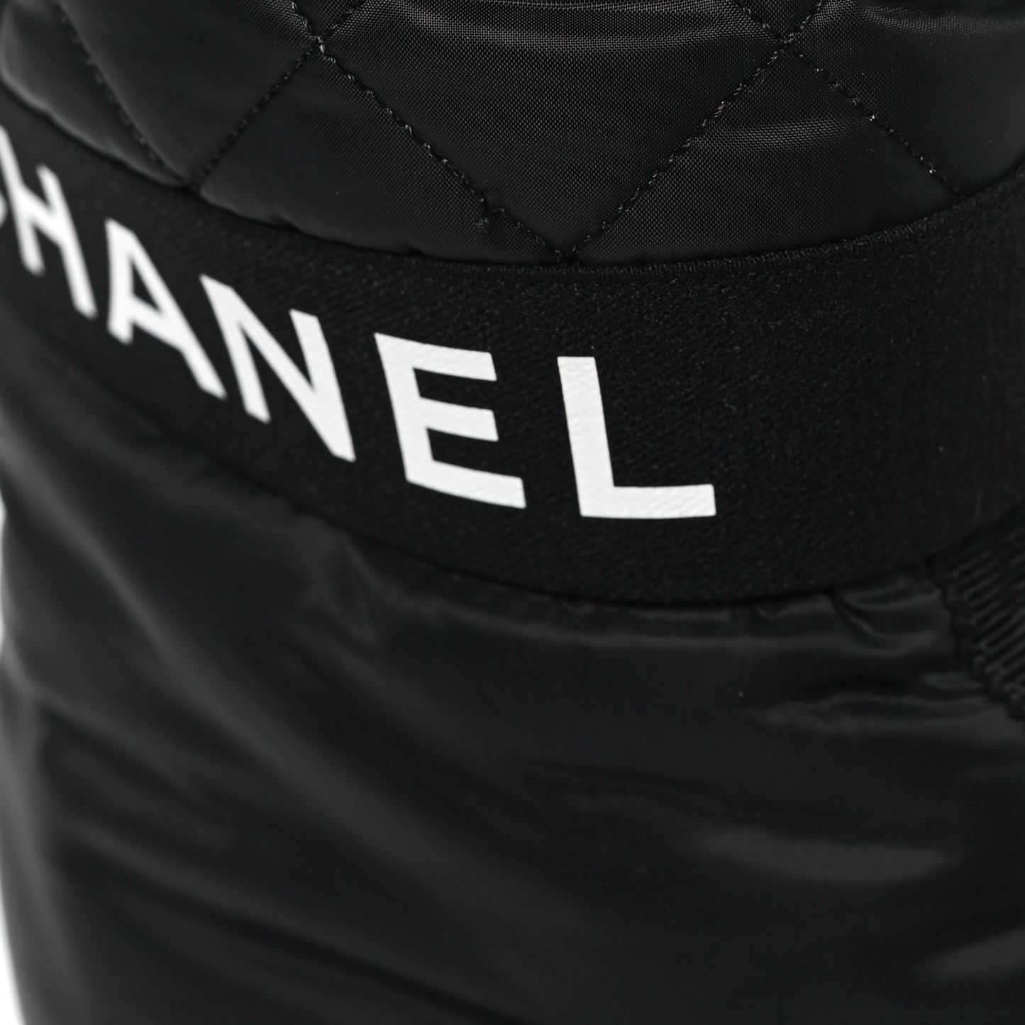 Mixed Fibers Lambskin Patent Calfskin Convertible High Boots 38 Black