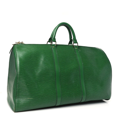 Louis Vuitton Epi Keepall 50 Borneo 2 of 12