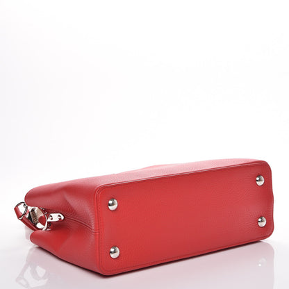 Louis Vuitton Taurillon Python Capucines PM Rubis 5 of 8