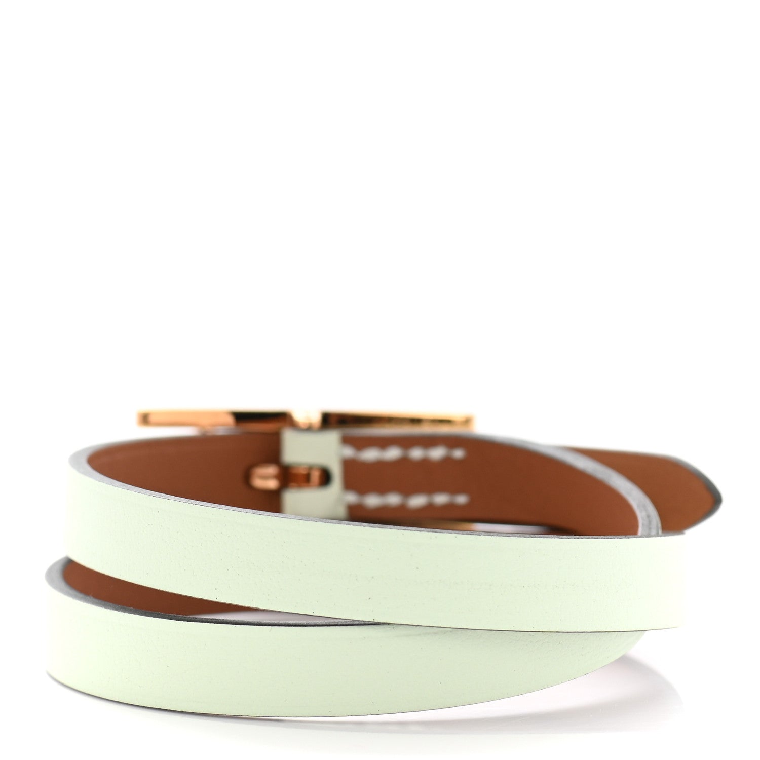 Hermes Swift Behapi Double Tour Bracelet T3 Vert Fizz 3 of 8