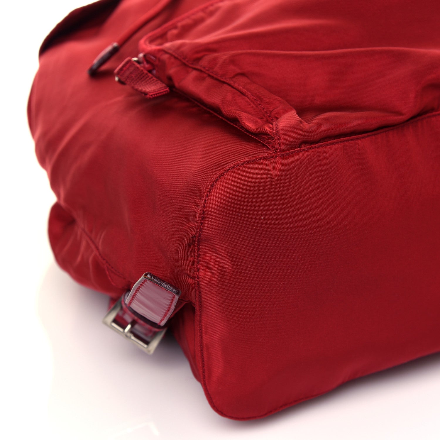 Prada Nylon Vela Single Buckle Backpack Rosso 10 of 16
