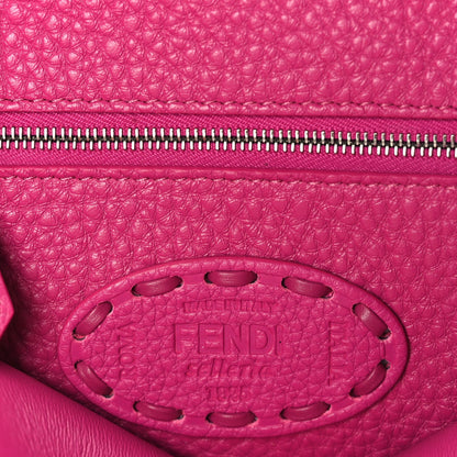 Fendi Cuoio Romano Selleria Mini Peekaboo Iconic Satchel Fuxia 5 of 8