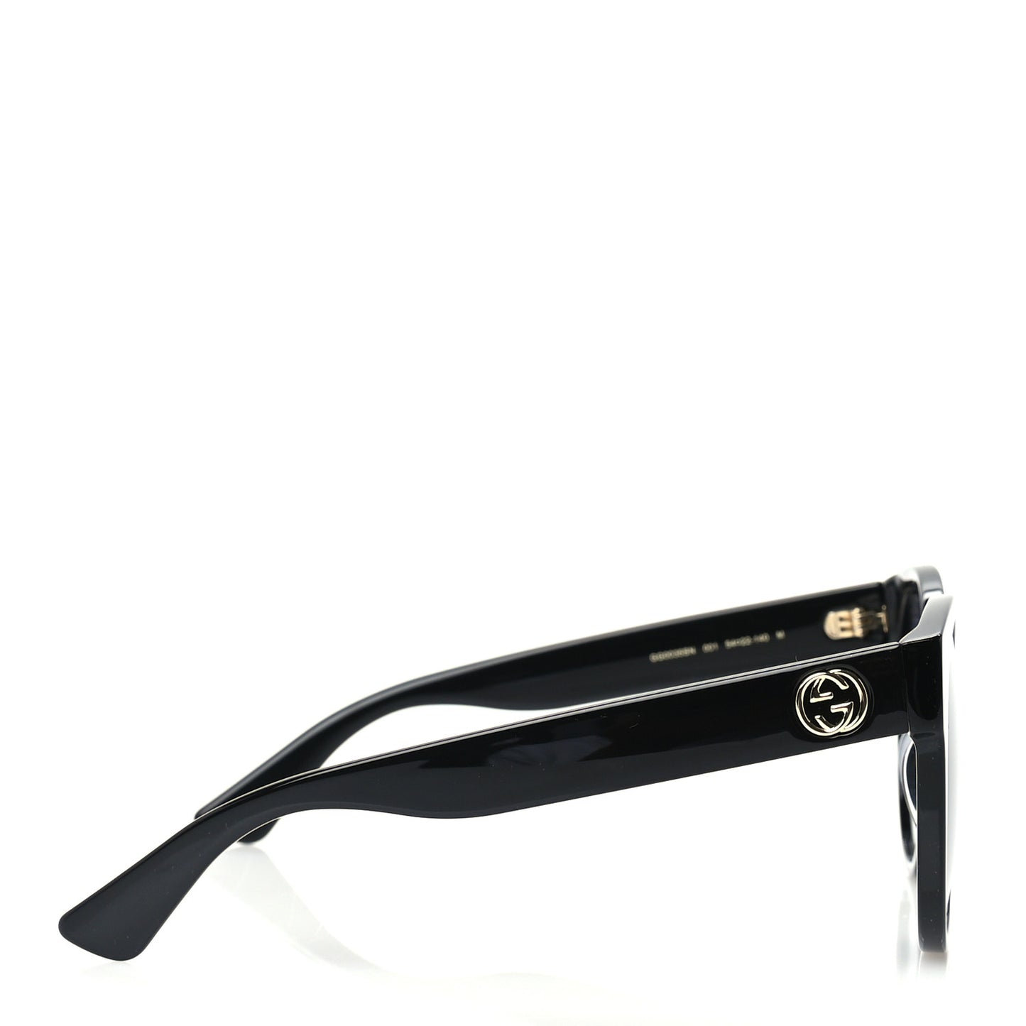 Acetate Round Sunglasses GG0035SN Black