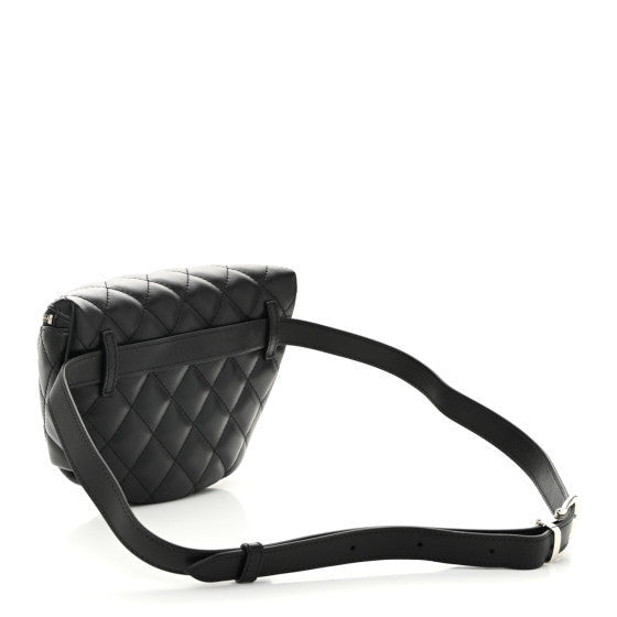 Chanel Calfskin Quilted Waist Belt Bag Black 3 of 7