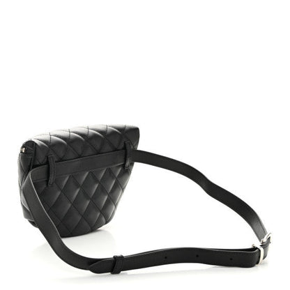 Chanel Calfskin Quilted Waist Belt Bag Black 3 of 7