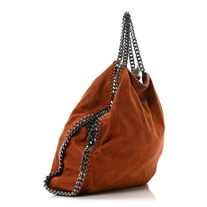 Stella McCartney Shaggy Deer Small Falabella Fold Over Tote Brandy 3 of 7