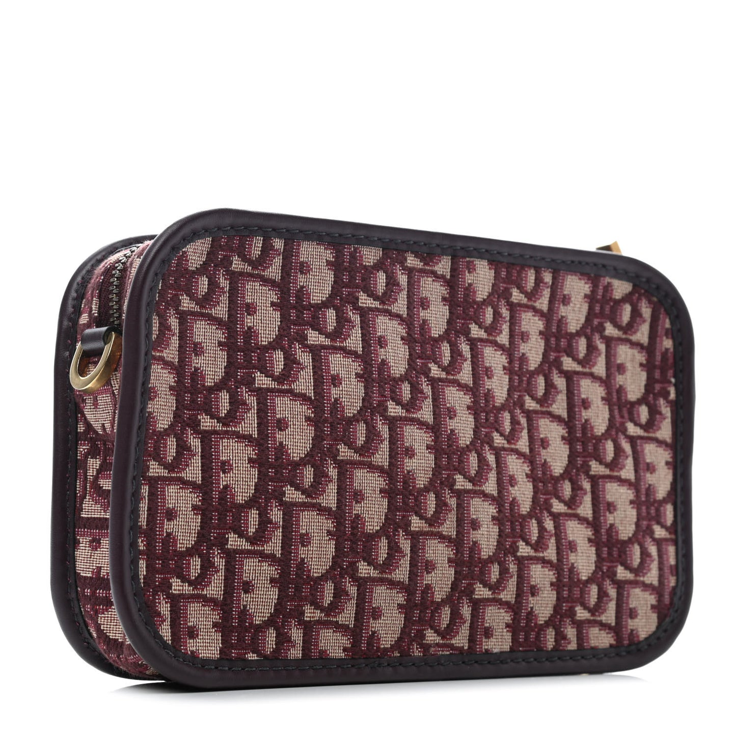 Oblique Diorquake Clutch Burgundy