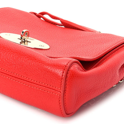 Mulberry Glossy Goatskin Small Lily Flap Red 8 of 8