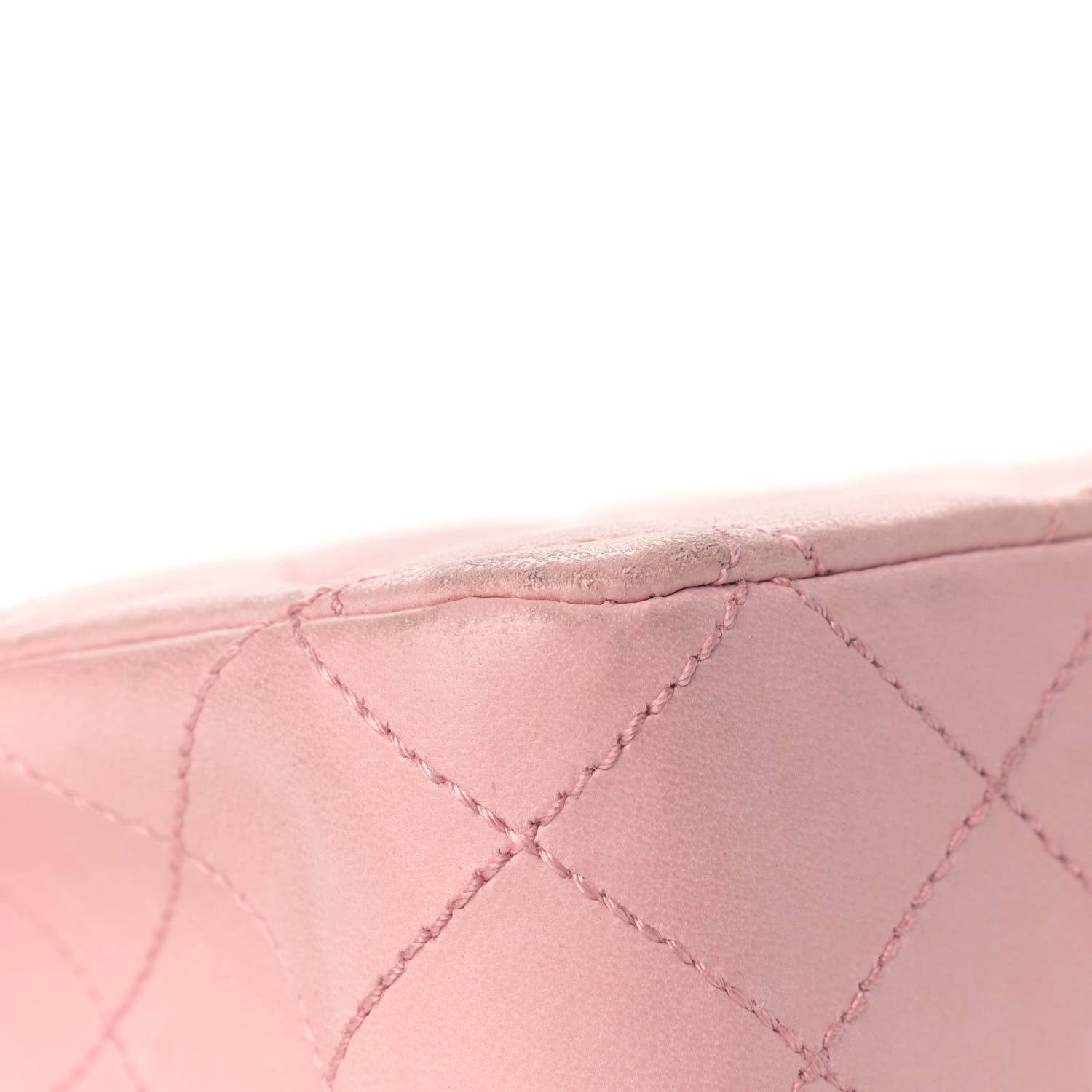 Chanel Lambskin Quilted Medium Double Flap Light Pink 11 of 18