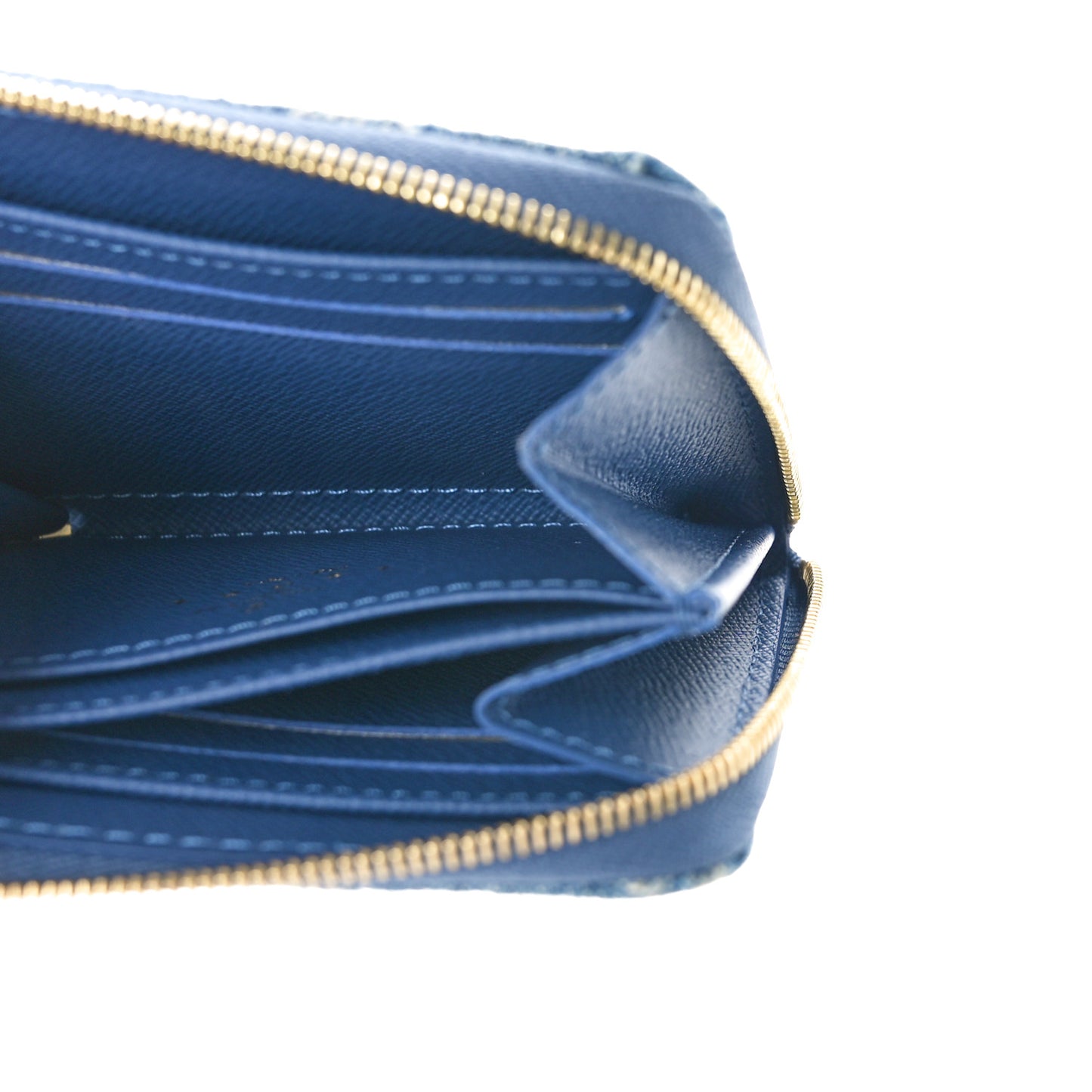 Denim Monogram New LV Remix Lou Wallet Blue