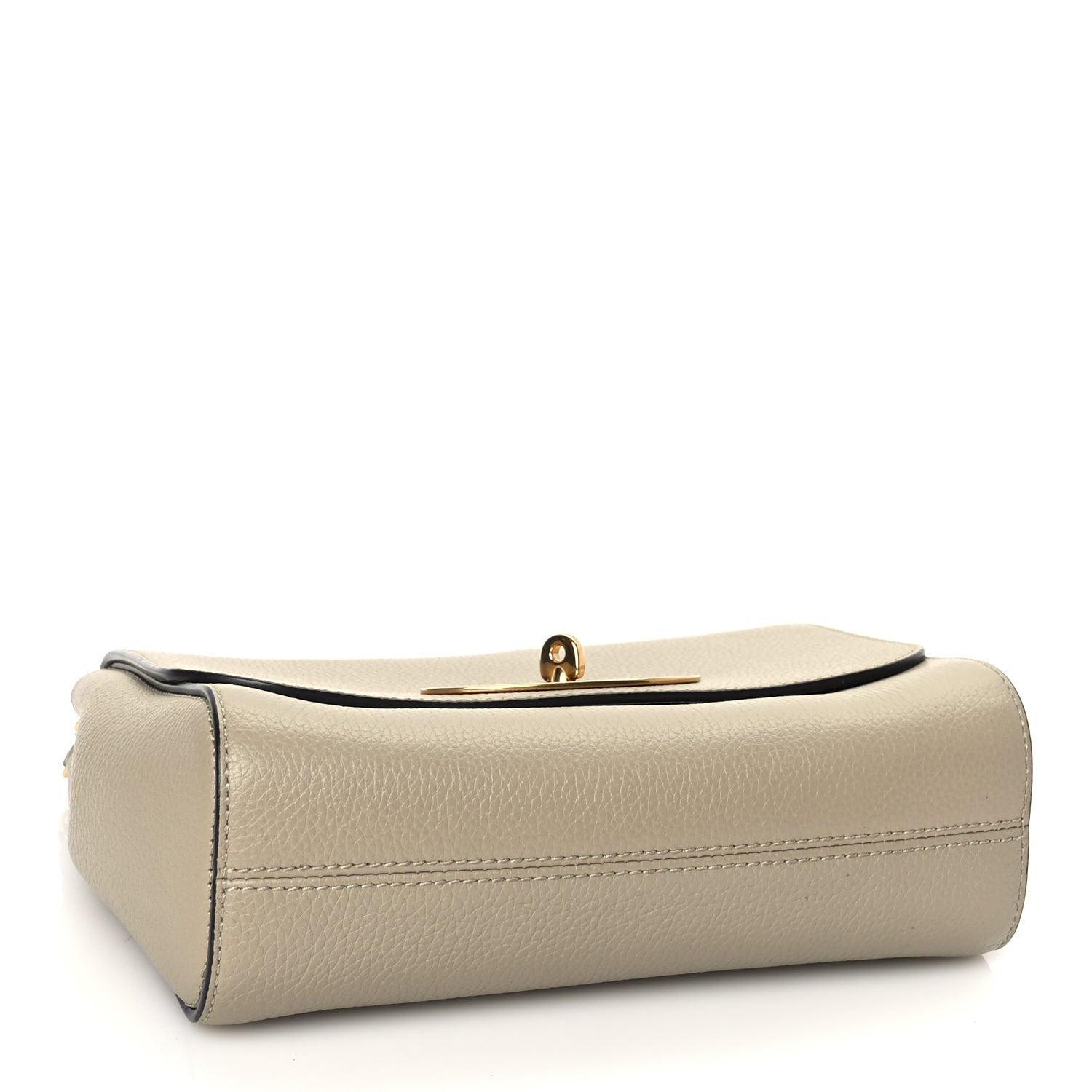Mulberry Small Classic Grain Calfskin Small Lily Flap Solid Grey Solid Grey 3 of 6