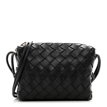 Bottega Veneta Nappa Intrecciato Mini Loop Camera Bag Black 1 of 9