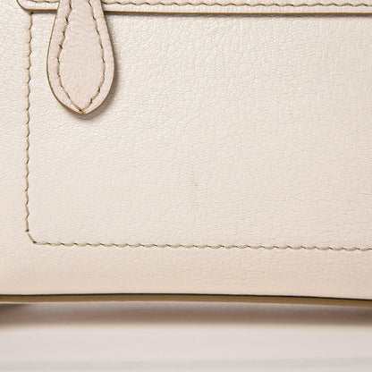 Celine Goatskin Micro Luggage White 8 of 12