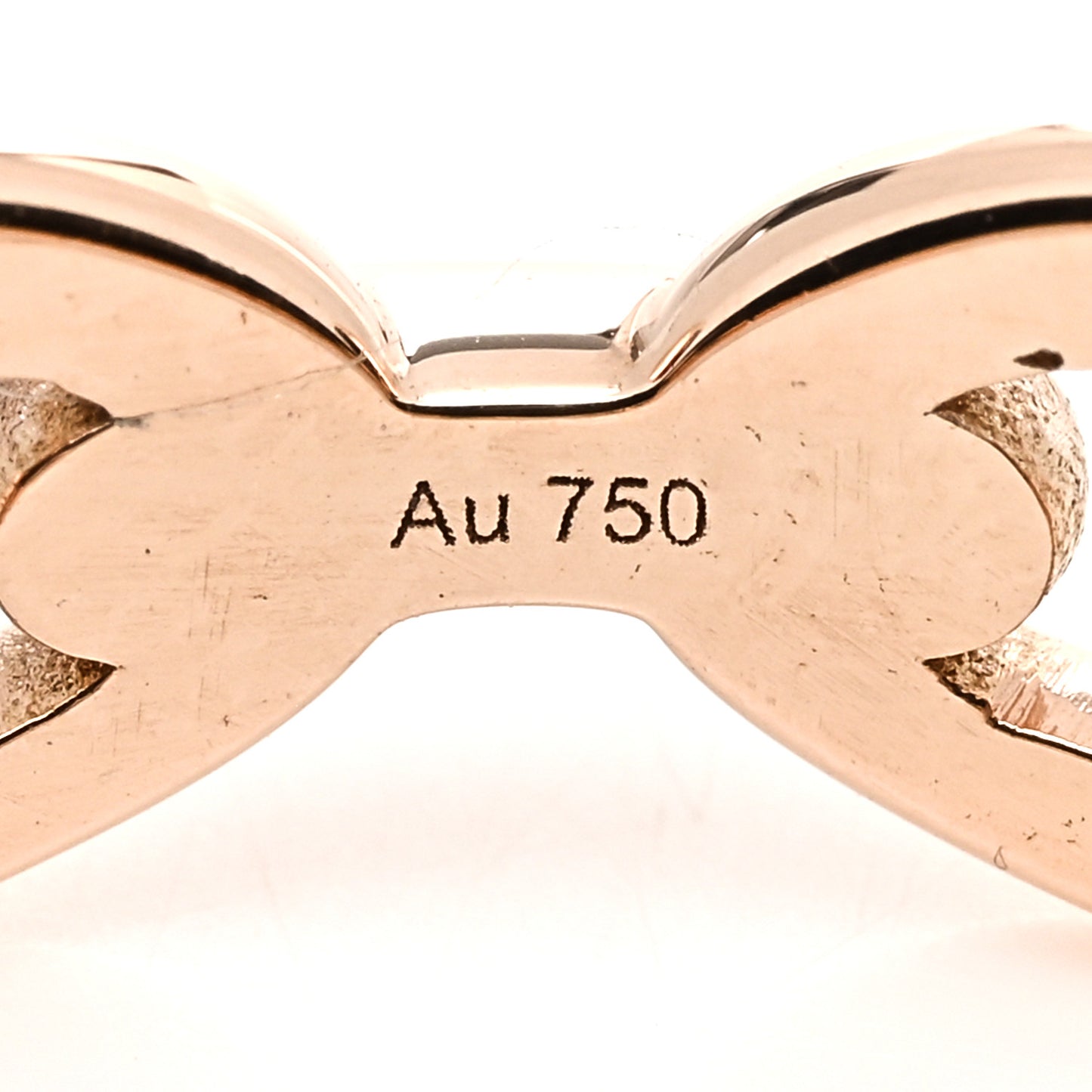 18K Rose Gold PM Chaine d'Ancre Enchainee Ring 57 8