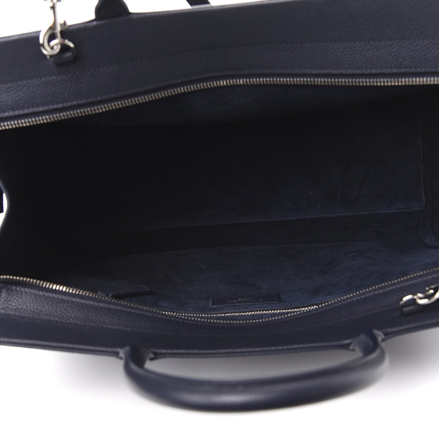 Calfskin Medium Rive Gauche Cabas Navy Blue