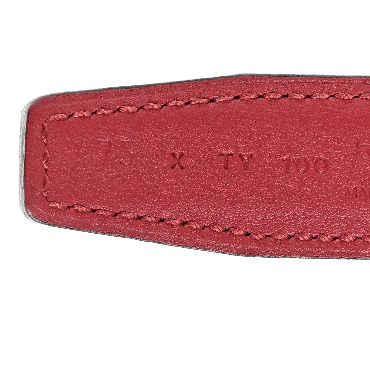 Hermes Box Swift 24mm Constance H Belt 75 Black Rouge Grenat 4 of 8