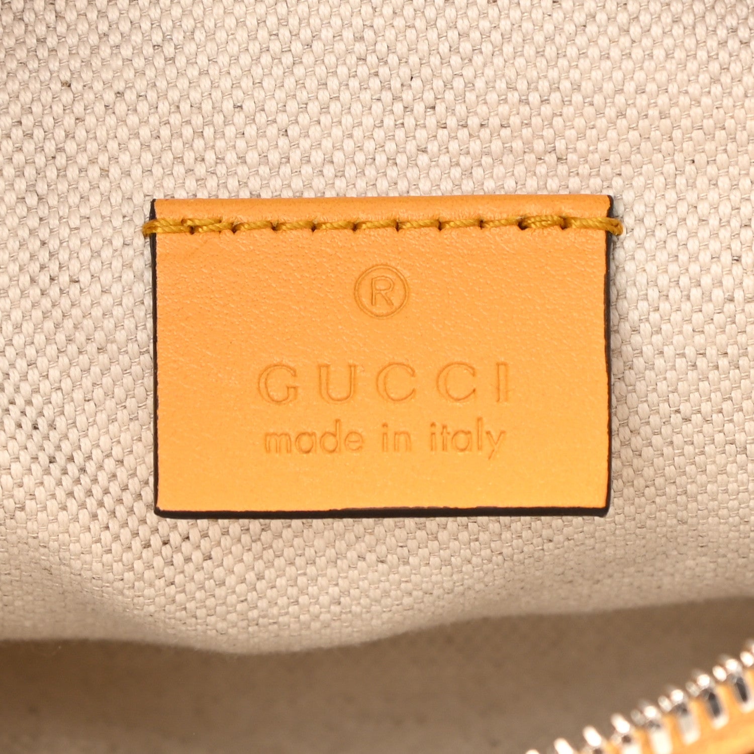 Gucci Calfskin GG Tennis Embossed Belt Bag Crop 6 of 8