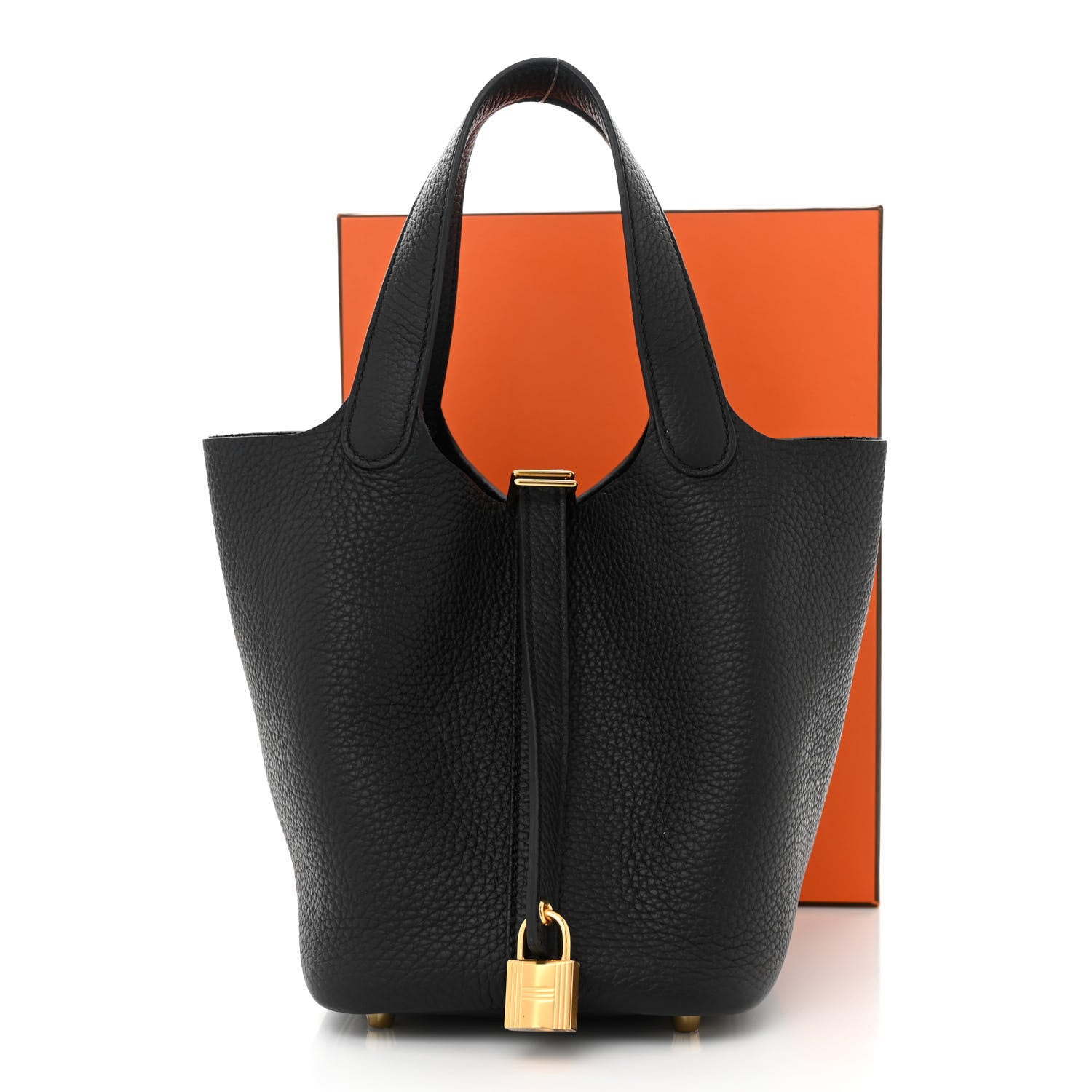 Hermes Taurillon Clemence Picotin Lock 18 PM Black 11 of 11