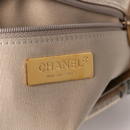 Chanel Metallic Calfskin Crochet Medium Chanel 19 Flap Gold 6 of 11