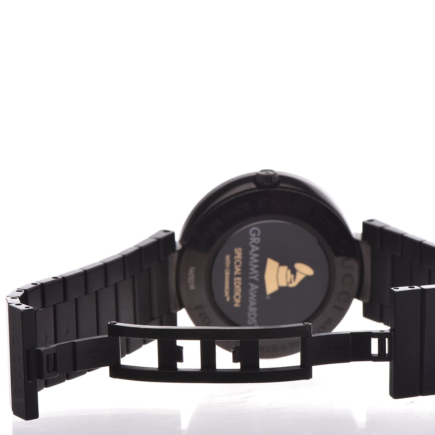 Gucci Stainless Steel 42mm Interlocking G Grammy Quartz Watch 6 of 6
