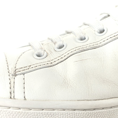 Prada Vitello Mens Logo Low Top Sneakers 43 White 9 of 10