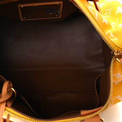 Louis Vuitton Calfskin Monogram Speedy P9 Bandouliere 40 Jaune Mat 5 of 9