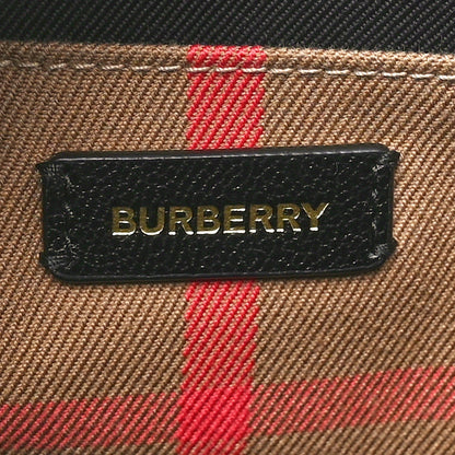Burberry Calfskin Mega Check Small Banwell Tote Black 6 of 7